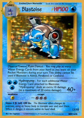 Blastoise Wizards of the Coast Prototype