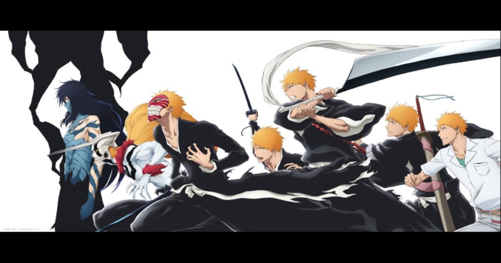 Poster urutan arc Bleach Soul Society sampai Arrancar