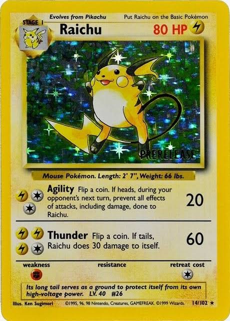 Pre-Release Raichu