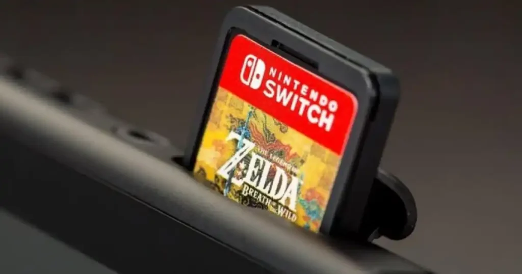 Nintendo Switch 2 dengan kartrid game generasi sebelumnya
