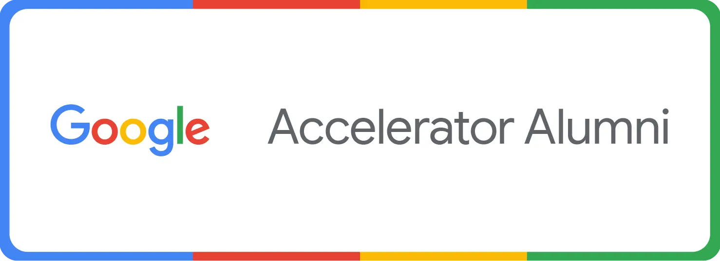 Google Accelerator Alumni Button